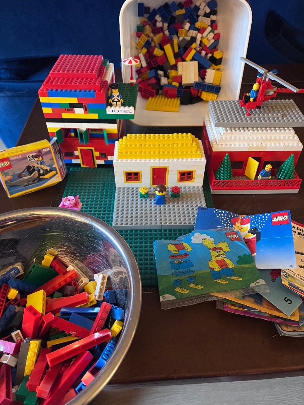 LEGO Over 8 Pounds Random Parts Pieces Building Plates Blocks Instructions